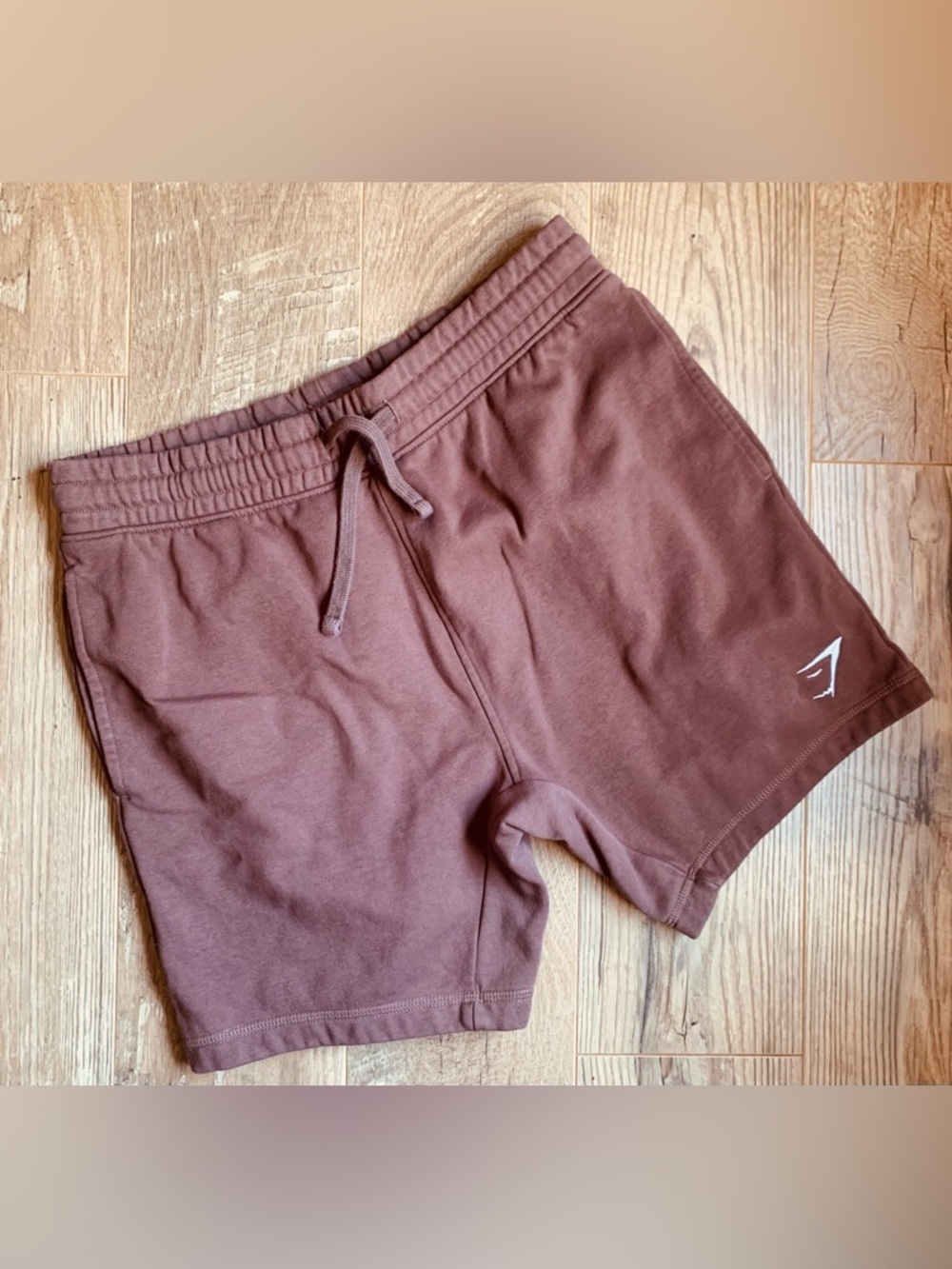 Gymshark Brown Gymshark Crest Shorts - M